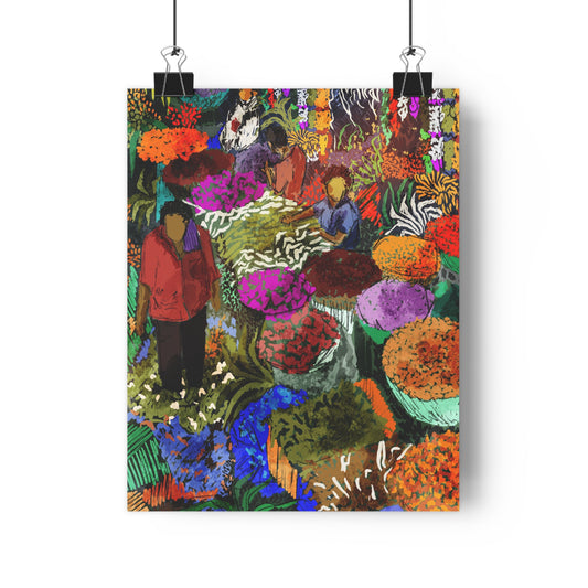 Flower Market - Giclée Art Print