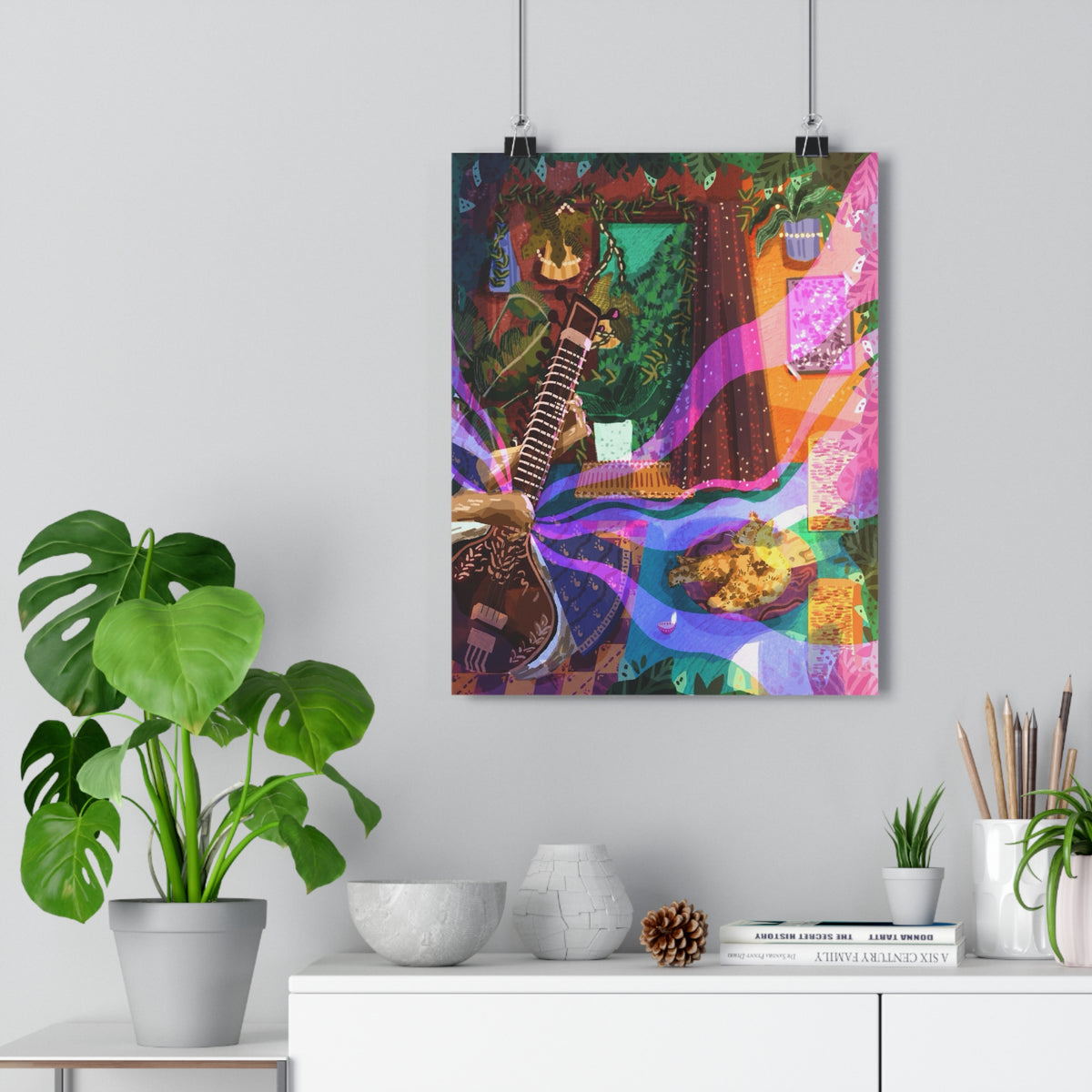 Indian Classical Music - Giclée Art Print
