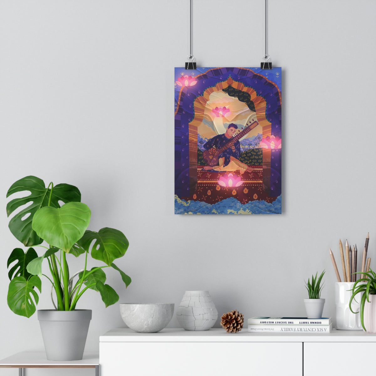 Sitar - Giclée Art Print