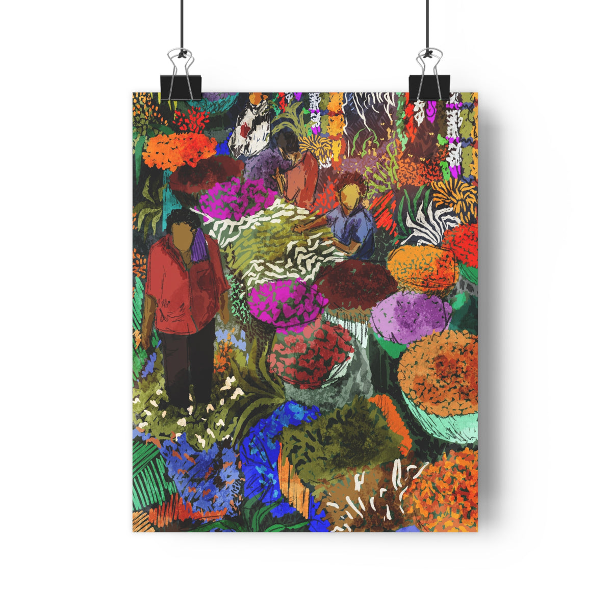 Flower Market - Giclée Art Print