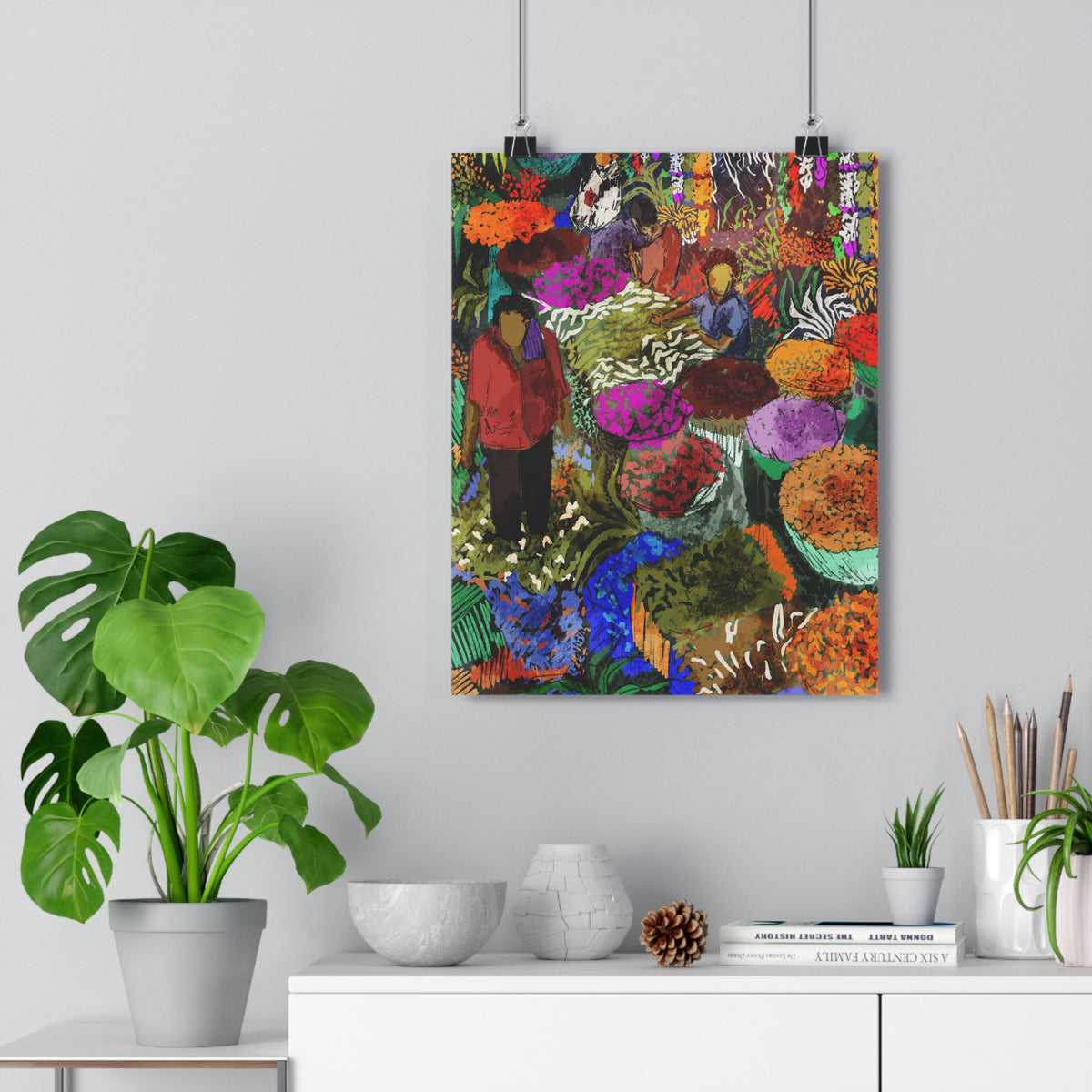 Flower Market - Giclée Art Print