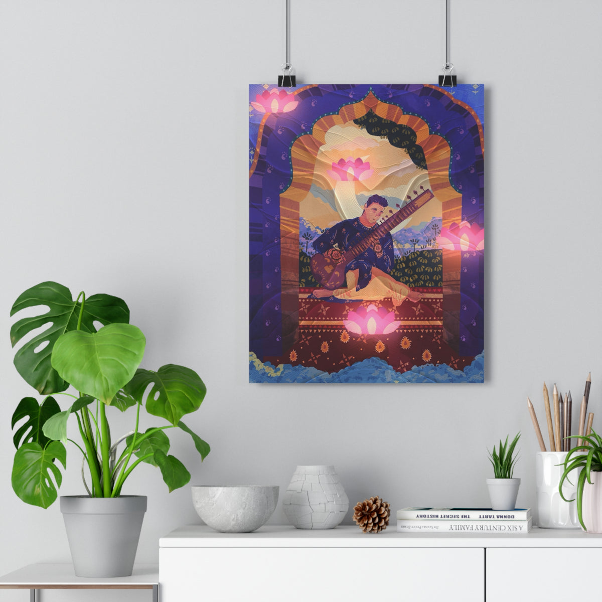 Sitar - Giclée Art Print