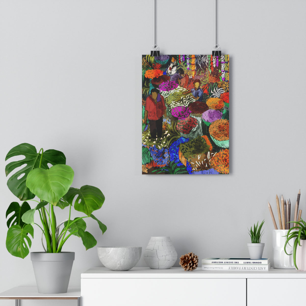 Flower Market - Giclée Art Print