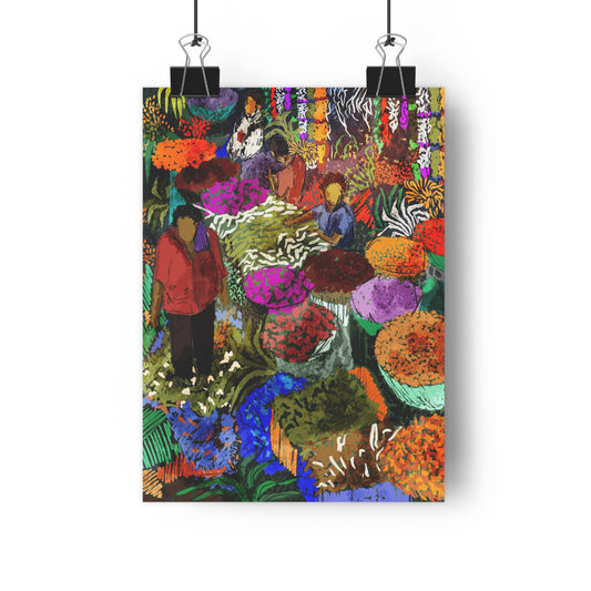 Flower Market - Giclée Art Print